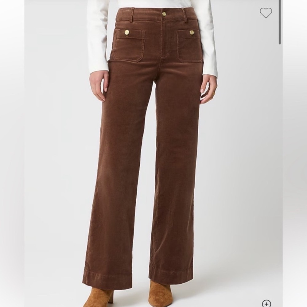 J. Crew Corduroy Lizzie Pocket Pant Brown 30P